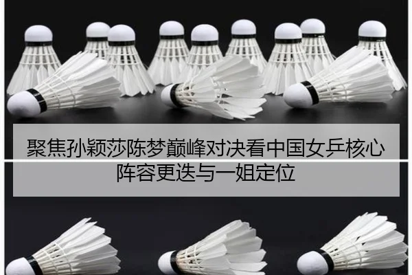 聚焦孙颖莎陈梦巅峰对决看中国女乒核心阵容更迭与一姐定位